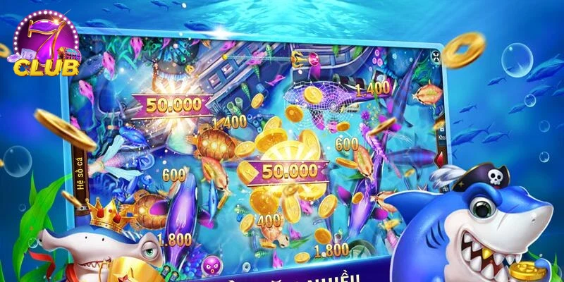 Giao diện game bắn cá hiện đại tại SANCLUB