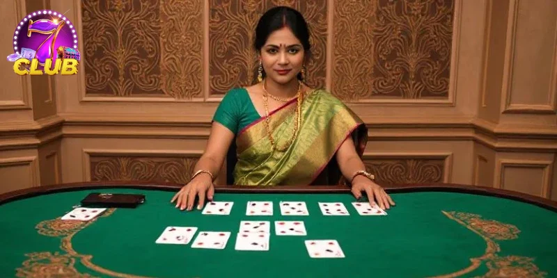 Người chơi tập trung trải nghiệm ván bài ANDAR BAHAR trực tuyến.